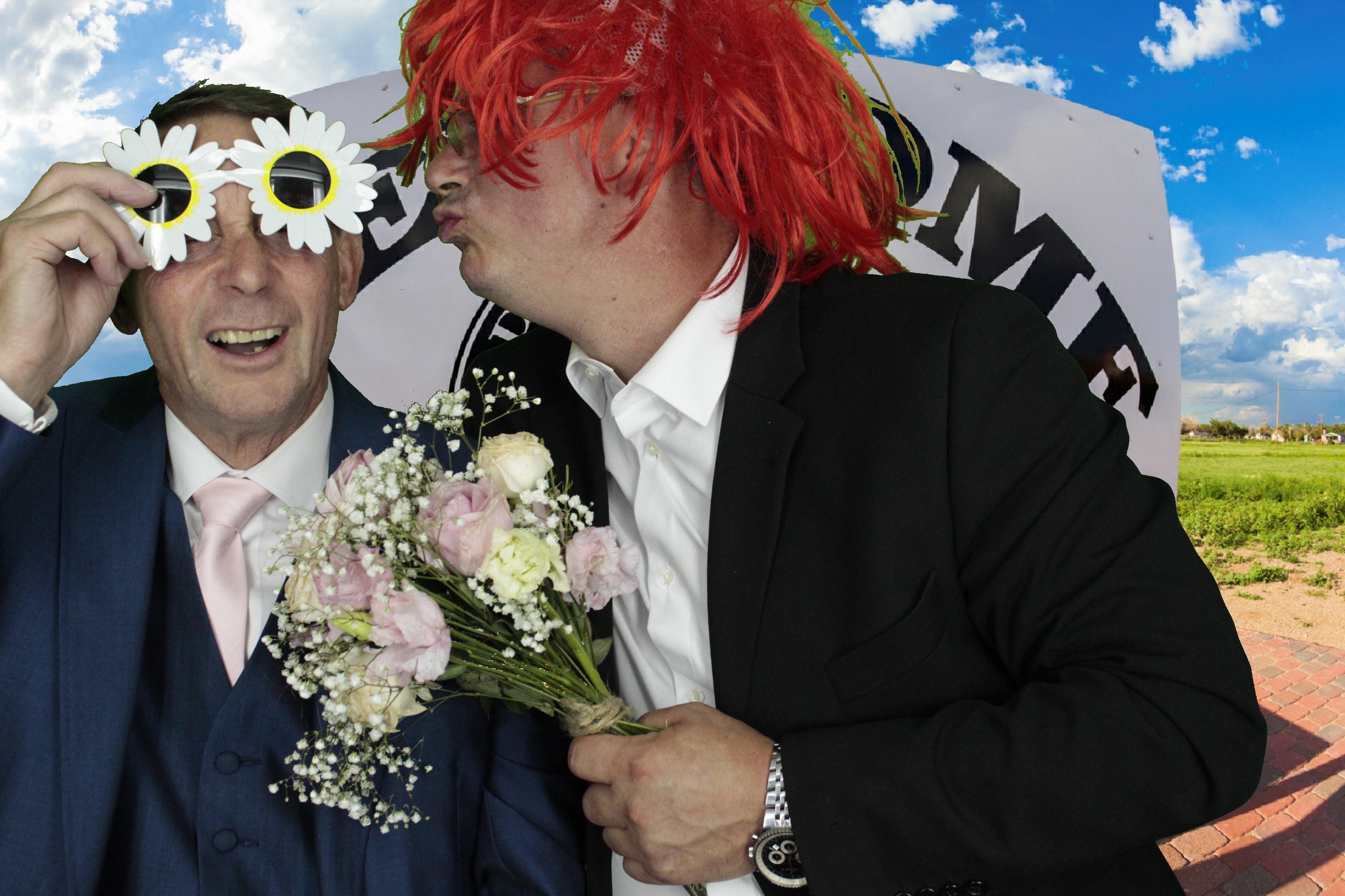 Hazel & Luke's Wedding | View more photos from the event at gallery.myphotoboothexperience.co.uk/u/MyPhotoBoothExperienceLtd/Hazel-Lukes-Wedding
